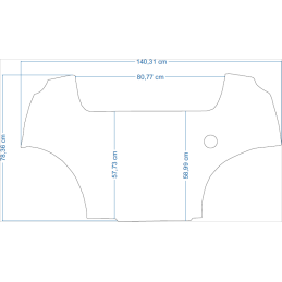 Deutz Fahr 6 serijos 6150 / Agrotron 2013- traktoriaus kilimėliai 48311