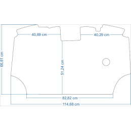 Deutz Fahr AgroFarm 100 2008- Traktorių kilimėliai 48402