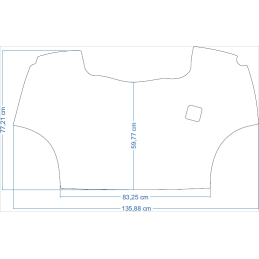 Deutz Fahr Agrotron K serijos K610 K620 K630 K410 K420 traktorių kilimėliai 48244