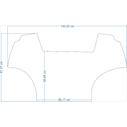 Deutz Fahr Agrotron MK3 2001-2003 traktoriaus kilimėliai 48220