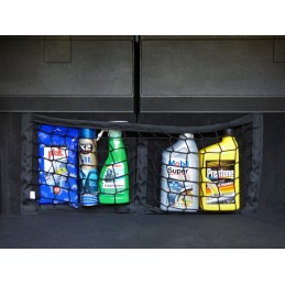 Dviejų skyrių „Velcro“ kišenė AUTO-MOTOR bagažinei RZKD30X60