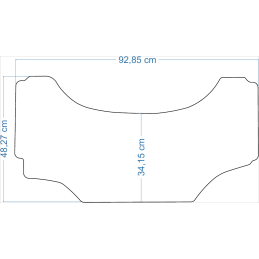 Fendt 200V serijos 207V / 208V / 209V / 210V / 211V 2021- Traktoriaus kilimėliai 48048