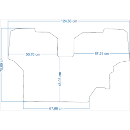 Fendt 500 Series 512 Favorit 1994- Traktorių kilimėliai 48324