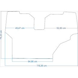 Fendt 500 serijos 514 C traktoriaus kilimėliai 48248