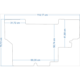 Fendt 600 serijos 611 – LSA traktoriaus kilimėliai 48359