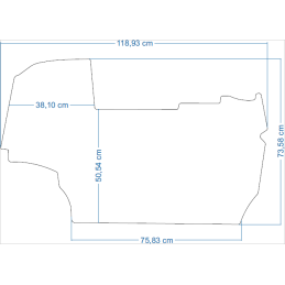 Fendt 700 serijos 700 / 314 traktoriaus kilimėliai 48221