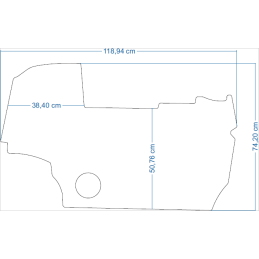 Fendt 700 serijos 700 / 314 traktoriaus kilimėliai 48299