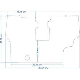 Fendt 800 Series 824 Favorit Tractor kilimėliai 48330