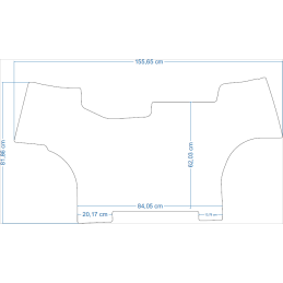 Fendt 800 serijos traktorių kilimėliai 48297