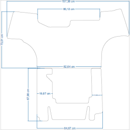 Fendt 800 Vario serija (824 / 828 / 830 / 832 / 834 / 836 / 838) 2019 m. - Traktoriaus kilimėliai 48093