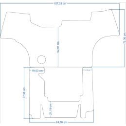 Fendt 800 Vario serija (828 / 830 / 832 / 834 / 836 / 838) 2019 m. - Traktoriaus kilimėliai 48374