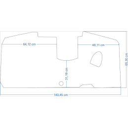 Fendt Xylon traktoriaus kilimėliai 48433