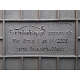 Fiat Bravo II 2007-2014 Guminiai kilimėliai MOTOHOBBY 170901