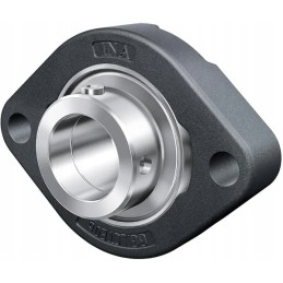 Sukomplektuotas guolis su 2 skylių korpusu