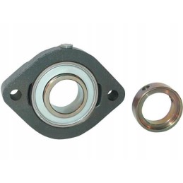 Sukomplektuotas guolis su 2 skylių korpusu