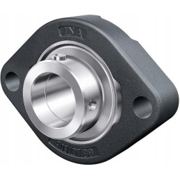 Sukomplektuotas guolis su 2 skylių korpusu