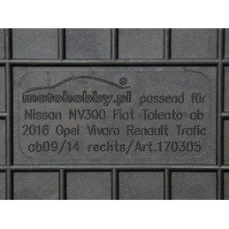 Fiat Talento 2016- Guminiai kilimėliai MOTOHOBBY 170305