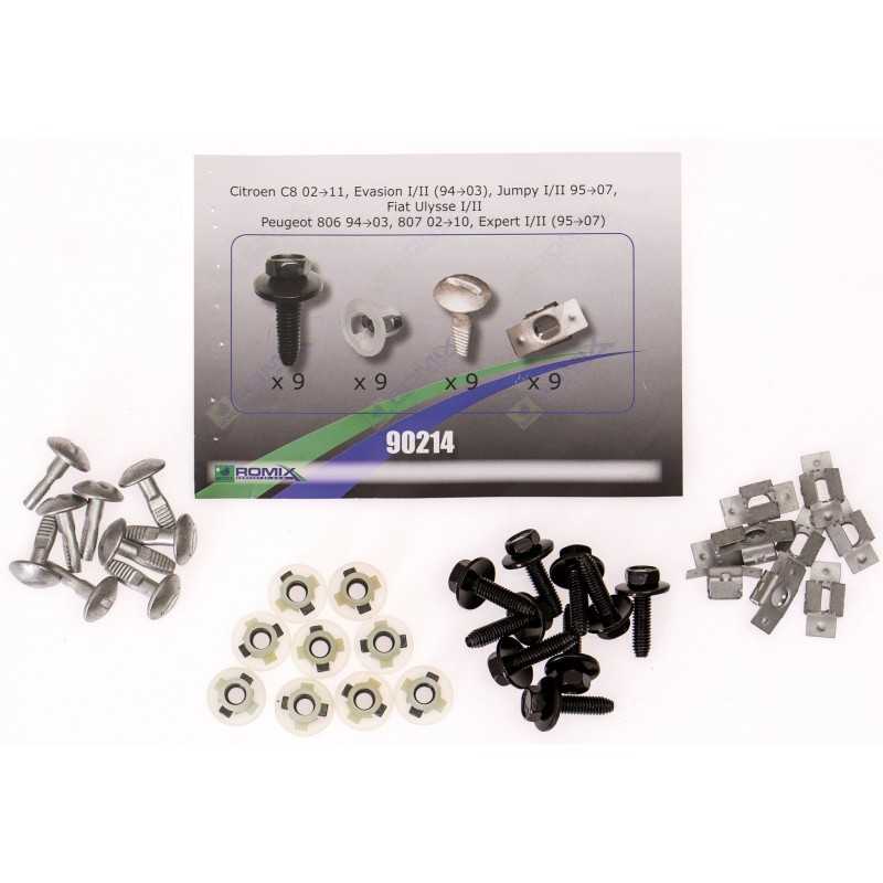 Fiat Ulysse II 2002-2010 Variklio dangtelio laikikliai ROMIX 90214