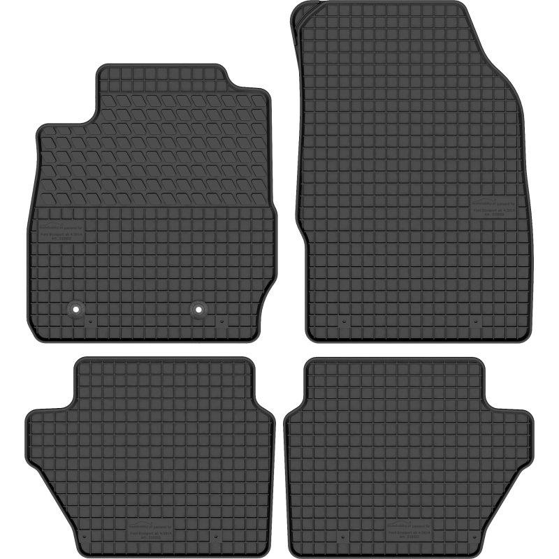 Ford EcoSport 2014-2022 m. guminiai kilimėliai MOTOHOBBY 210502