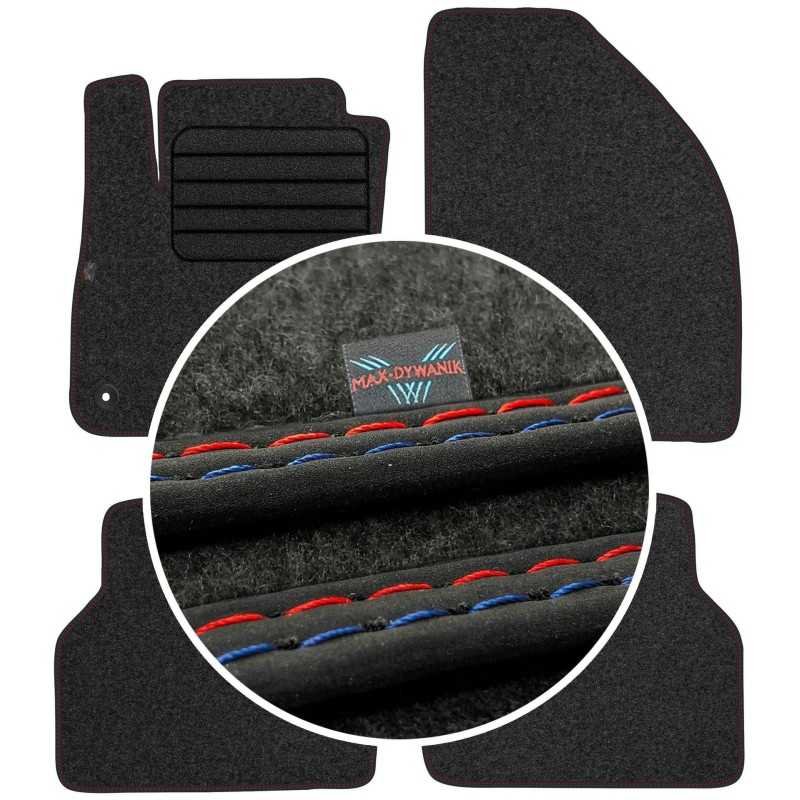 Ford Focus II FL 2007-2011 Veliūriniai kilimėliai MAX-DYWANIK