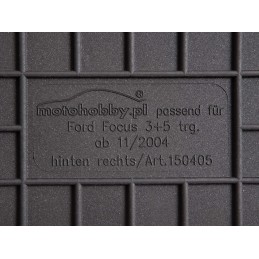 Ford Focus MK2 2004-2011 m. guminiai kilimėliai MOTOHOBBY priekiniai 150405/2