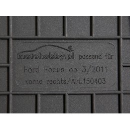 Ford Focus MK3 2011-2018 m. guminiai kilimėliai MOTOHOBBY priekiniai 150403/2