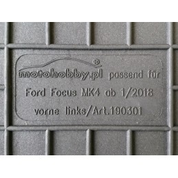 Ford Focus MK4 2018- Guminiai kilimėliai MOTOHOBBY 190301