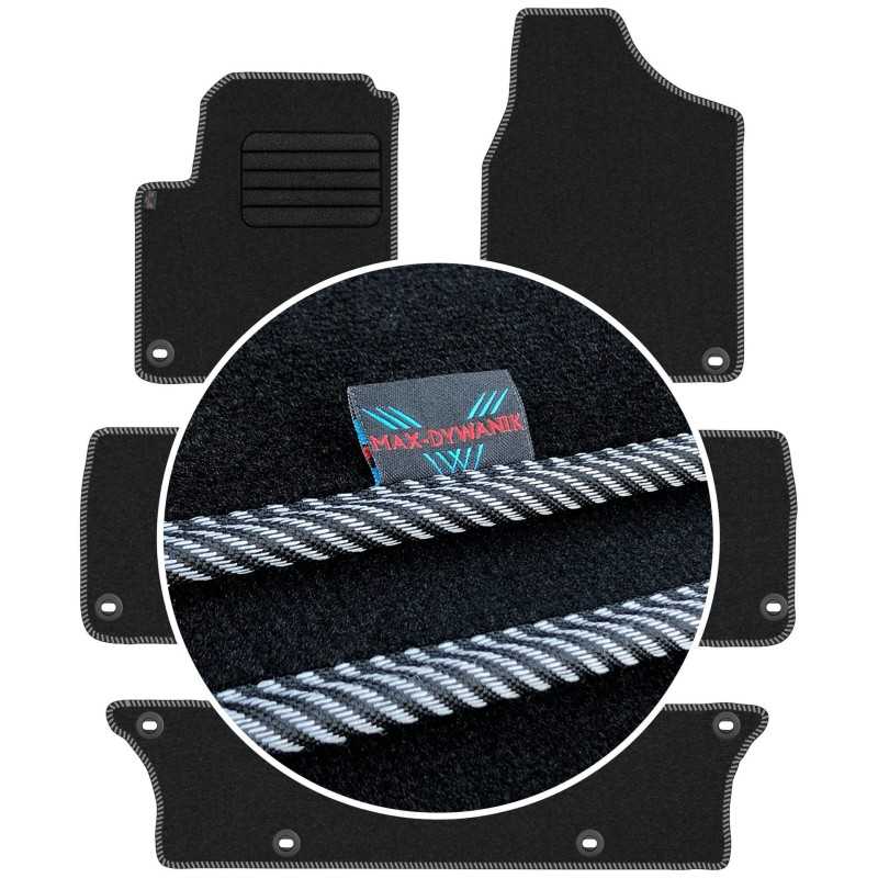 Ford Galaxy I 7 sėdynės 1995-2006 Veliūriniai kilimėliai MAX-DYWANIK