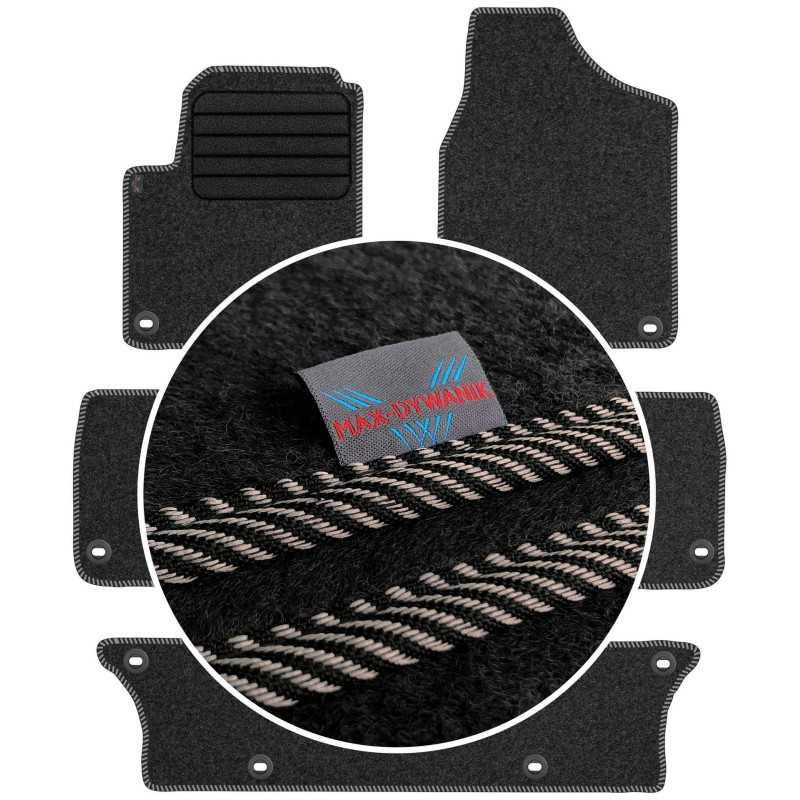 Ford Galaxy I 7 sėdynės 1995-2006 Veliūriniai kilimėliai MAX-DYWANIK