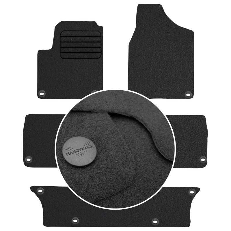 Ford Galaxy I 7 sėdynės 1995-2006 Veliūriniai kilimėliai MAX-DYWANIK