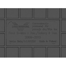 Ford Galaxy II FL 7os 2010-2015 Guminiai kilimėliai MAX-DYWANIK 801259
