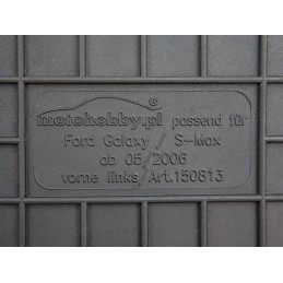 Ford Galaxy MK2 (pakeltas modelis / 7 sėdynės) 2010-2015 m. Guminiai kilimėliai MOTOHOBBY 150813