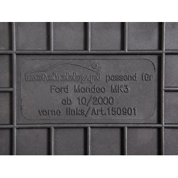 Ford Mondeo MK3 2000-2007 m. guminiai kilimėliai MOTOHOBBY priekiniai 150901/2