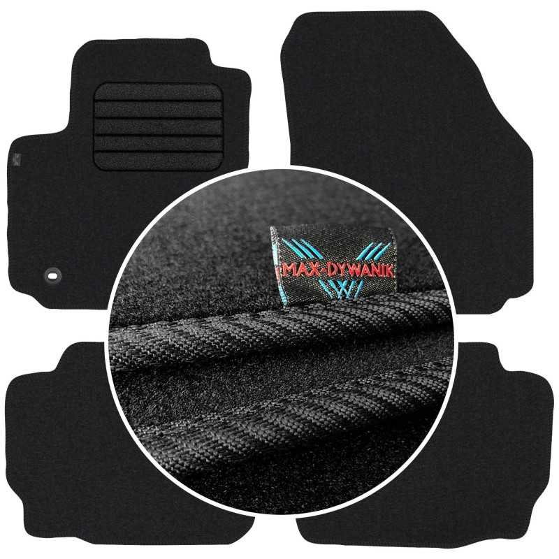 Ford Mondeo MK4 2007-2012 Veliūriniai kilimėliai MAX-DYWANIK