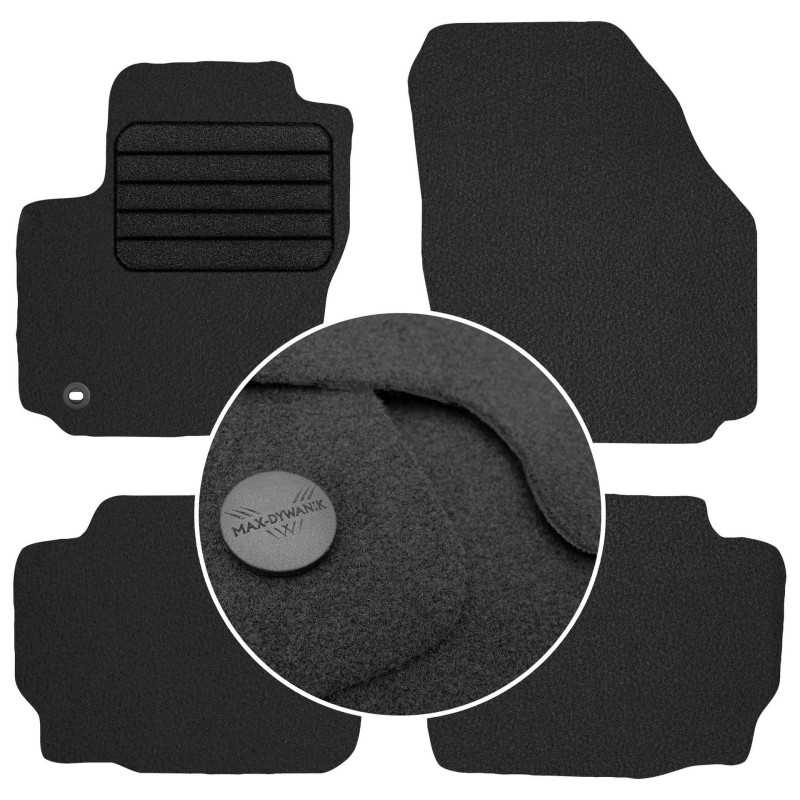 Ford Mondeo MK4 2007-2012 Veliūriniai kilimėliai MAX-DYWANIK