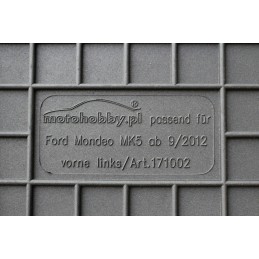 Ford Mondeo MK5 2014- MOTOHOBBY priekiniai guminiai kilimėliai 171002/2