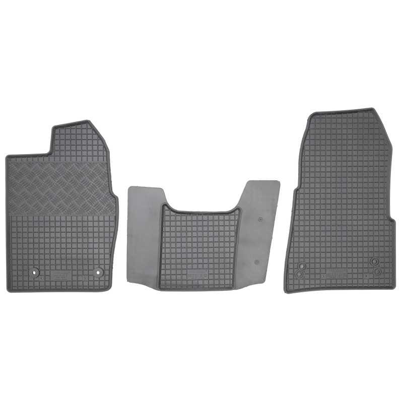Ford Tourneo Custom I VAN 2018-2023 (L1 / L2 / su atnaujinimu / 2/3 vietų / mechaninė) Guminiai kilimėliai RIGUM 904789