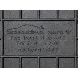 Ford Transit VI 2000-2006 Guminiai kilimėliai MOTOHOBBY 170309