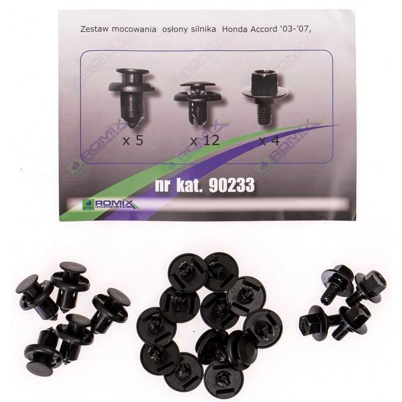 Honda Accord VII 2002-2007 Variklio dangtelio laikikliai ROMIX 90233