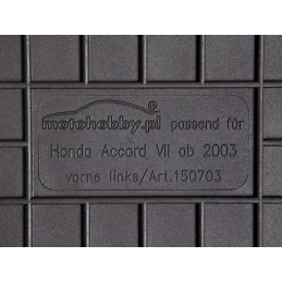 Honda Accord VII 2003-2008 Guminiai kilimėliai MOTOHOBBY FRONT 150703/2