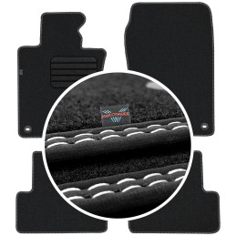 Honda Accord VIII 2008-2011 (platus vėžės) Veliūriniai kilimėliai MAX-DYWANIK