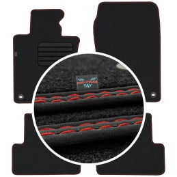 Honda Accord VIII 2008-2011 (platus vėžės) Veliūriniai kilimėliai MAX-DYWANIK