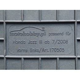 Honda City V 2008-2013 Guminiai kilimėliai MOTOHOBBY 170505