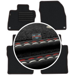 Honda Civic VIII HB 3D 2006-2012 (plataus profilio) veliūriniai kilimėliai MAX-DYWANIK