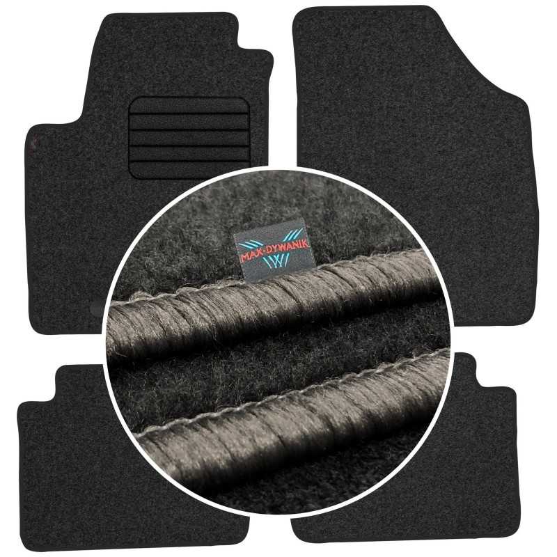 Hyundai i10 I 2008-2013 Veliūriniai kilimėliai MAX-MAT