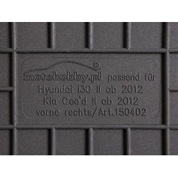 Hyundai i30 II 2012-2016 Guminiai kilimėliai MOTOHOBBY 150402