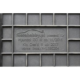 Hyundai i30 III 2017- MOTOHOBBY priekiniai guminiai kilimėliai 180204/2