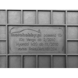 Hyundai ix20 2010-2018 Guminiai kilimėliai MOTOHOBBY 181204