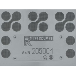 Inifniti QX60 visureigis nuo 2013 iki 2020 m. Guminiai kilimėliai REZAW 205001