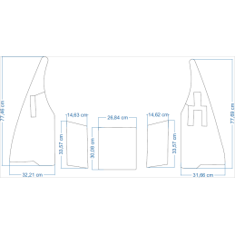 Iseki SGX324 Traktoriaus kilimėliai 48278